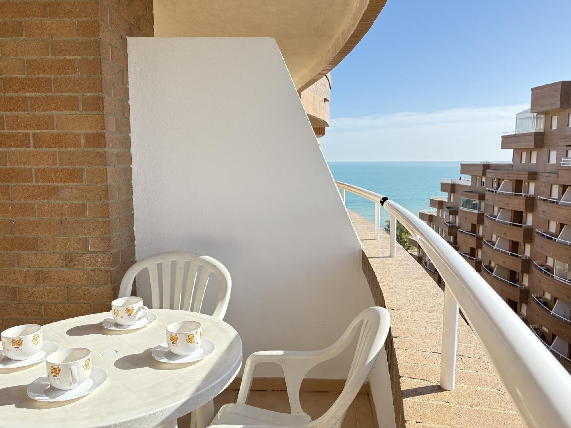 Acv - Costa Marina II - 1ª Linea, Planta 10, Sur Daire Oropesa del Mar Dış mekan fotoğraf